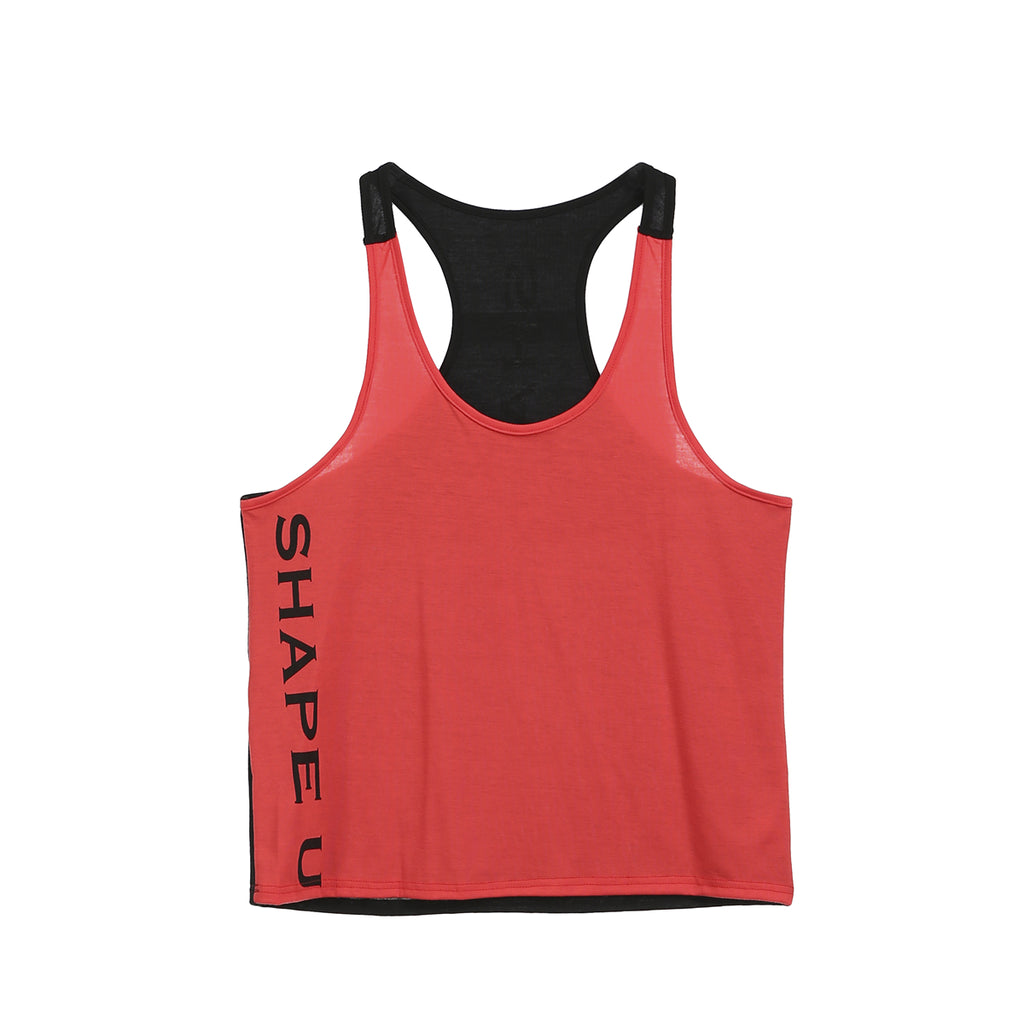 Men Solid Gym Stringer Tank Top Bodybuilding Fitness Singlets Muscle Vest Tees Sport Clothing