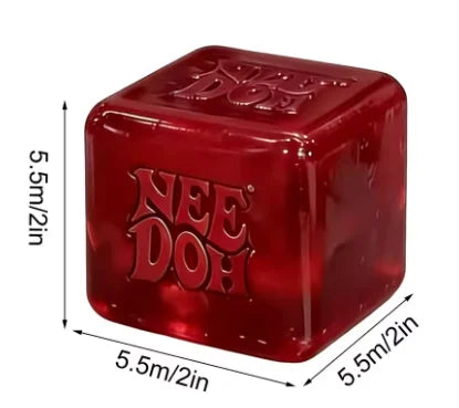 Squishies NeeDOH Model Soft Squishy Toy Nice Cube Sensory Stress Reliever Fidget Tool for Anxiety for Adults & Kids Premium