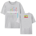 Katseye I'm Gnarly T-shirt Korean Girls Band Printing Tshirt Cotton Short Sleeve