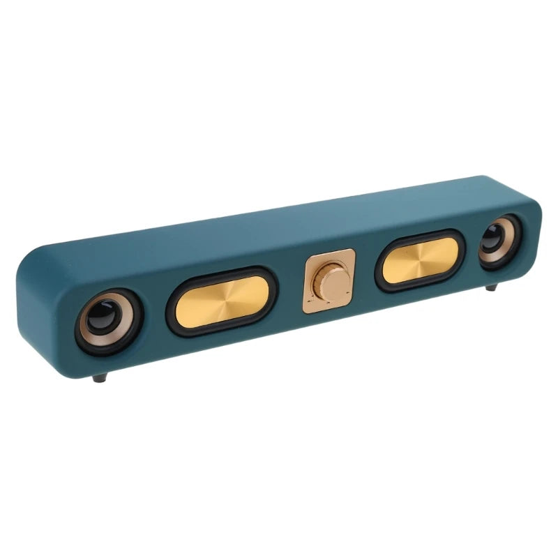 Bluetooth-compatible Speakers Wireless Sound Bar Speakers for Desktop Speakers Corded USB Connection for Monitors
