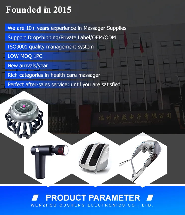 2026/Best sales Wireless Knee Massager Hot Compress for Effective Physiotherapy and Pain Relief