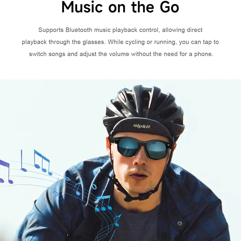 2026 New AI Smart Glasses for Photography And Video Intelligent Interactive Translation Feature Compatible with IOS And Android