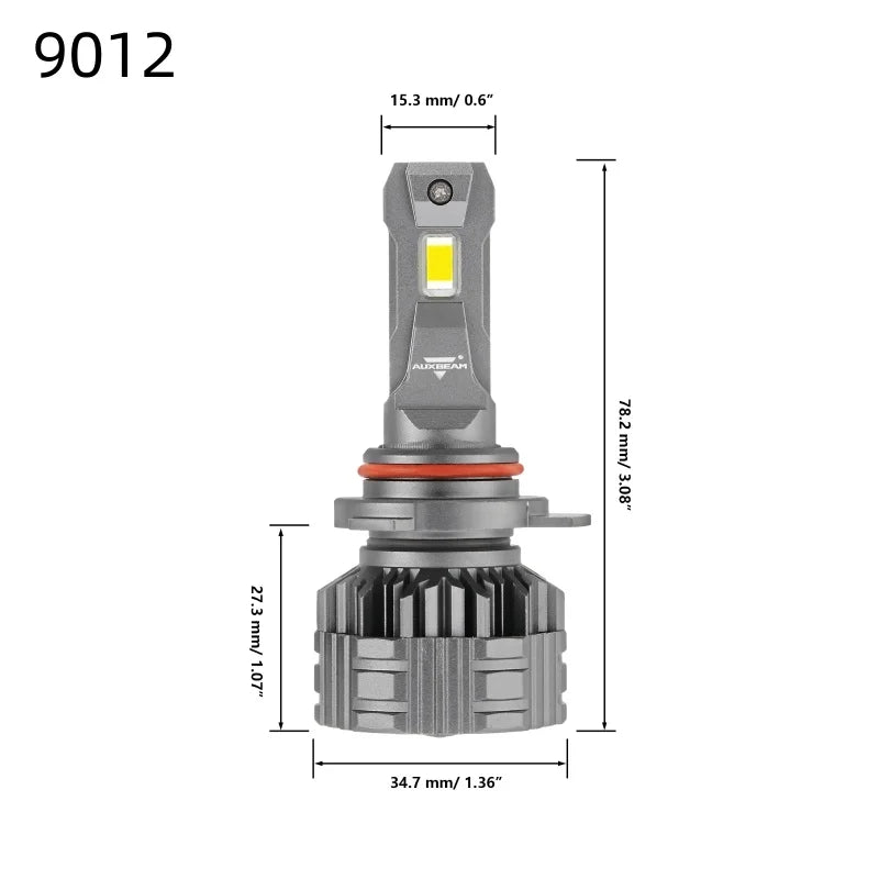 AUXBEAM 110W LED Headlight Bulbs H4 H7 H11 H13 9005 9006 9007 9012 6500K LED Bulbs Canbus Headlamp Bulbs