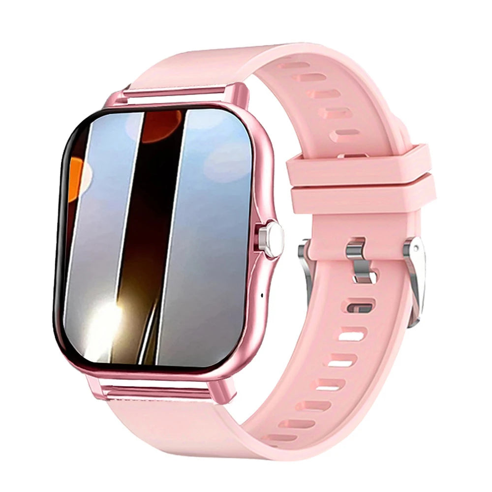2025 New Square Sport Smartwatch for Android/IOS Heart Rate/Sleep Monitor Fitness Tracker BT Call Smart Watch For Men Women Gift