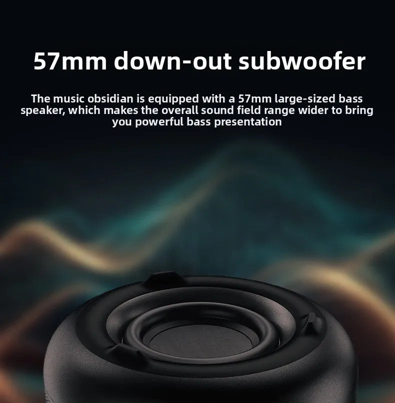 Wireless Bluetooth Speakers Outdoor Portable Loudspeaker Panoramic Surround Sound Effec Subwoofer Breathing Lamp for Android IOS