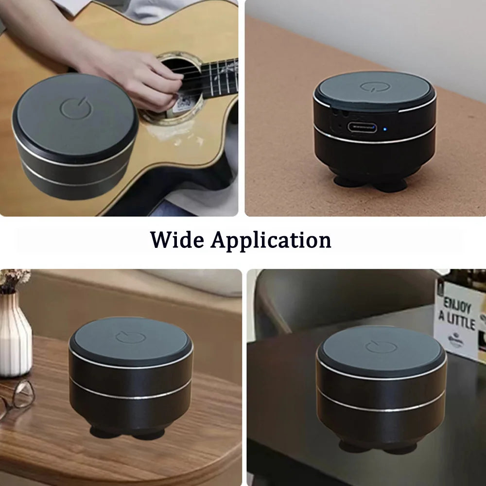 Wireless Bluetooth Vibration Speakers Mini Bone Conduction Speaker Stereo Audio Digital TWSDropshipping Portable Metal Speaker