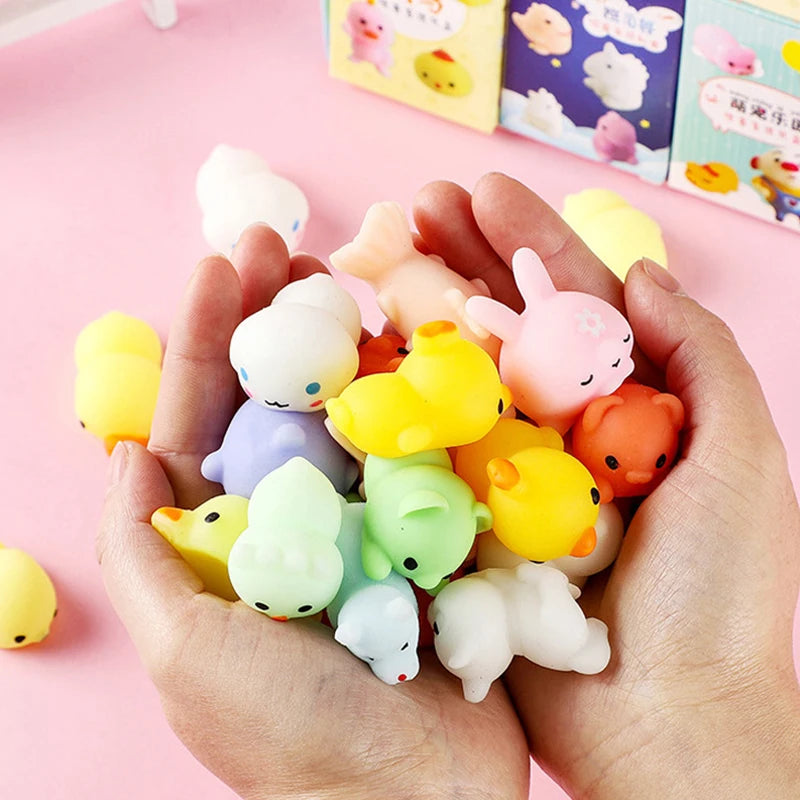 Mochi Squishy Toy Cute Animal Squeeze Antistress Kawaii Stuff Funny Gifts Kids Regalos Para Cumpleaños Infantil Invitados