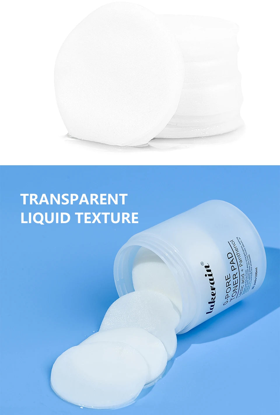 Dual-Textured Facial Toner Pads for Exfoliation and Pore Care