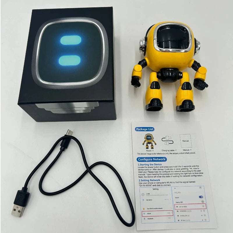 Deepseek Ai Voice Rc Robot Ai Controlled Interactive Voice Activated Educational Toy With Storytelling Q And A For Boys Gifts