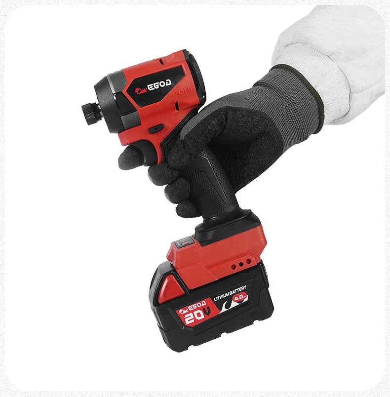Electric Goddess Impact Driver 160NM Electric Driver For 20V Milwaukee Lithium Battery Brushless screwdrivers Power Tool ﻿