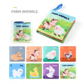 Soft Baby Books toys Montessori 3D Touch Feel High Contrast Cloth Book Sensory Early Learning games for kids Educational toys