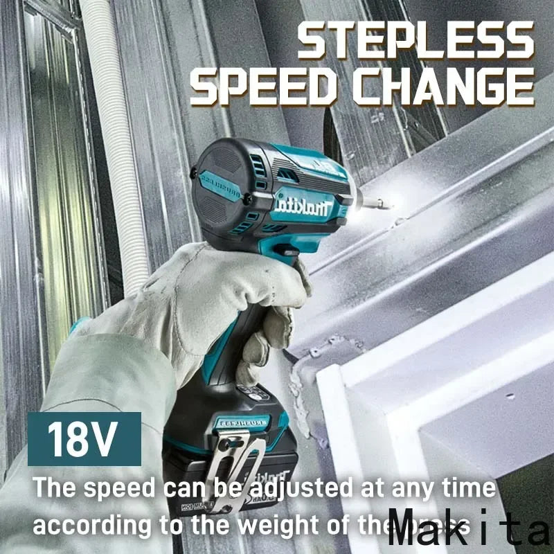 MAKITA impact driver DTD171 Rechargeable 18V high power brushless lithium screwdriver high torque electric driver