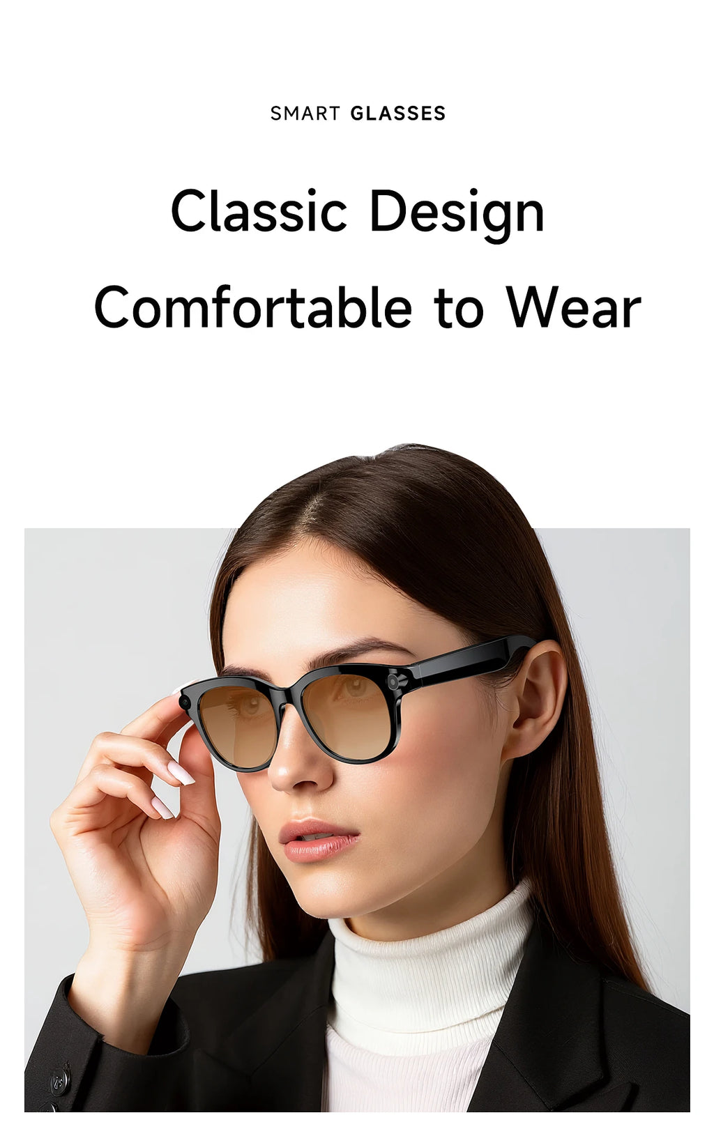 2026 AI Smart Glasses AI Translation Sunglasses Bluetooth Calling Music Player Camera Control Vedio Recording Glasses Men Women