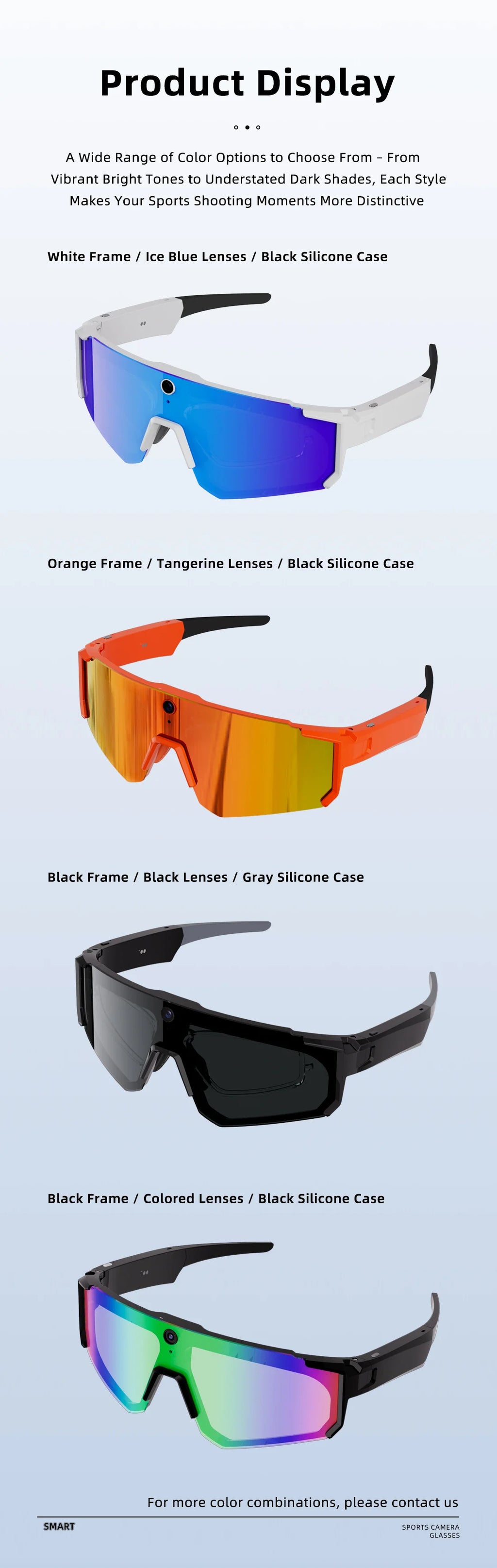 2026 New AI smart shooting&recording glasses with 800W camera, HD anti-shake bicycle riding shooting artifact, windproof goggles
