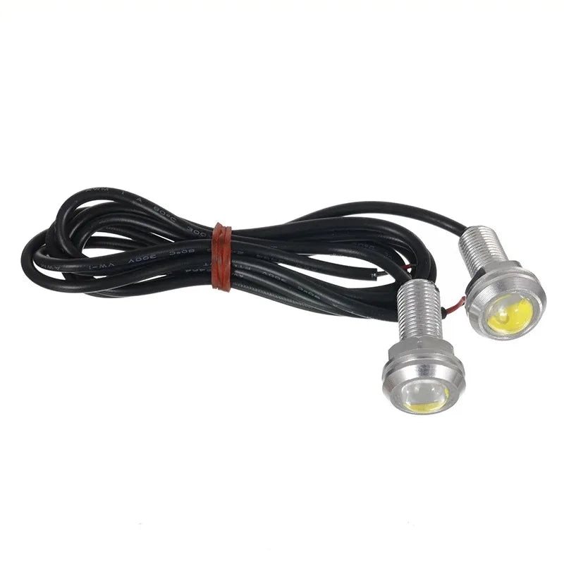 2/4/10pcs 23mm COB Eagle Eye Lamp LED driving lights drl LED Car Daytime Running Light Led Reverse light Car grille signal light