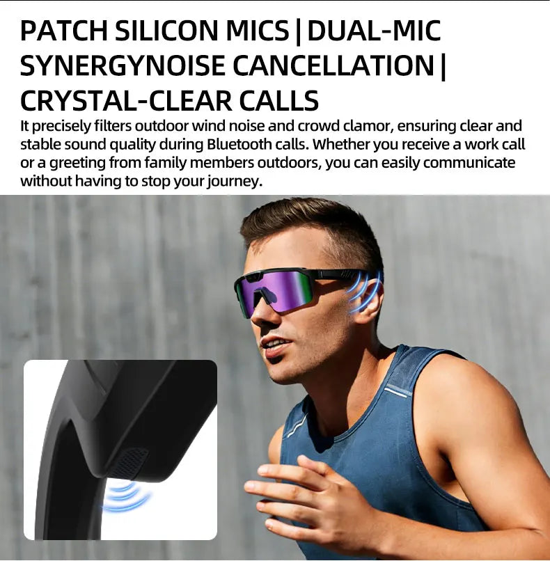 AI Smart Glasses With Camera 4K HD Video & Photo Capture, Real-Time Translation, 8MP Pixel Anti-shake Outdoor Sports Goggles Men