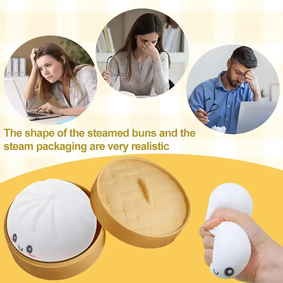 Glitter Dumpling🔥🔥🔥 Squishy Squeeze Toy With Packaging Box Stress Relief Sensory Decompression Toy