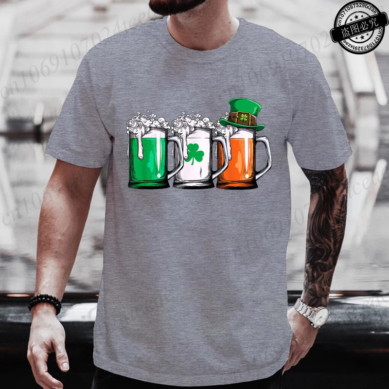 St. Patrick's Day Men's T-Shirts short Sleeve