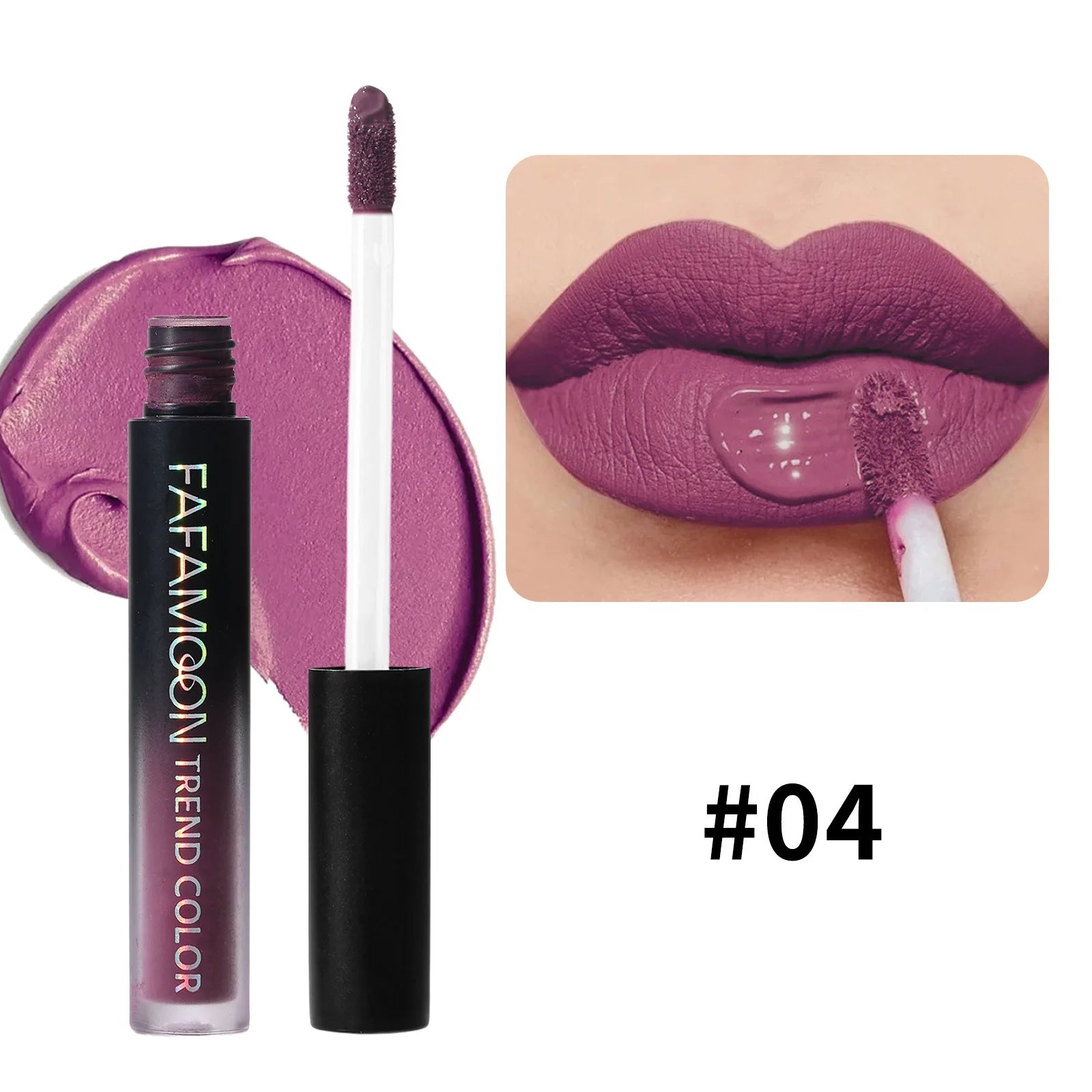 Non Stick Cup Liquid Lipstick 18 Colors Nude Pigment Lasting Lip Gloss Matte Finish Resistant To Fading Waterproof Lip Cosmetics