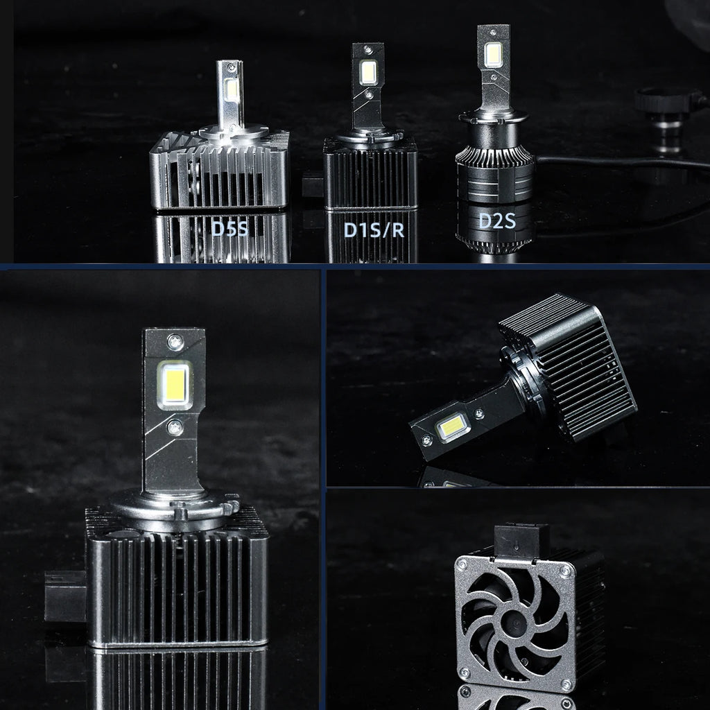 Powerful D1S D3S Led Headlight Bulbs D4S D5S D2S 12V 24V Canbus No Error Led Lights D4R D2R Car Lamp Auto Lights 6000K