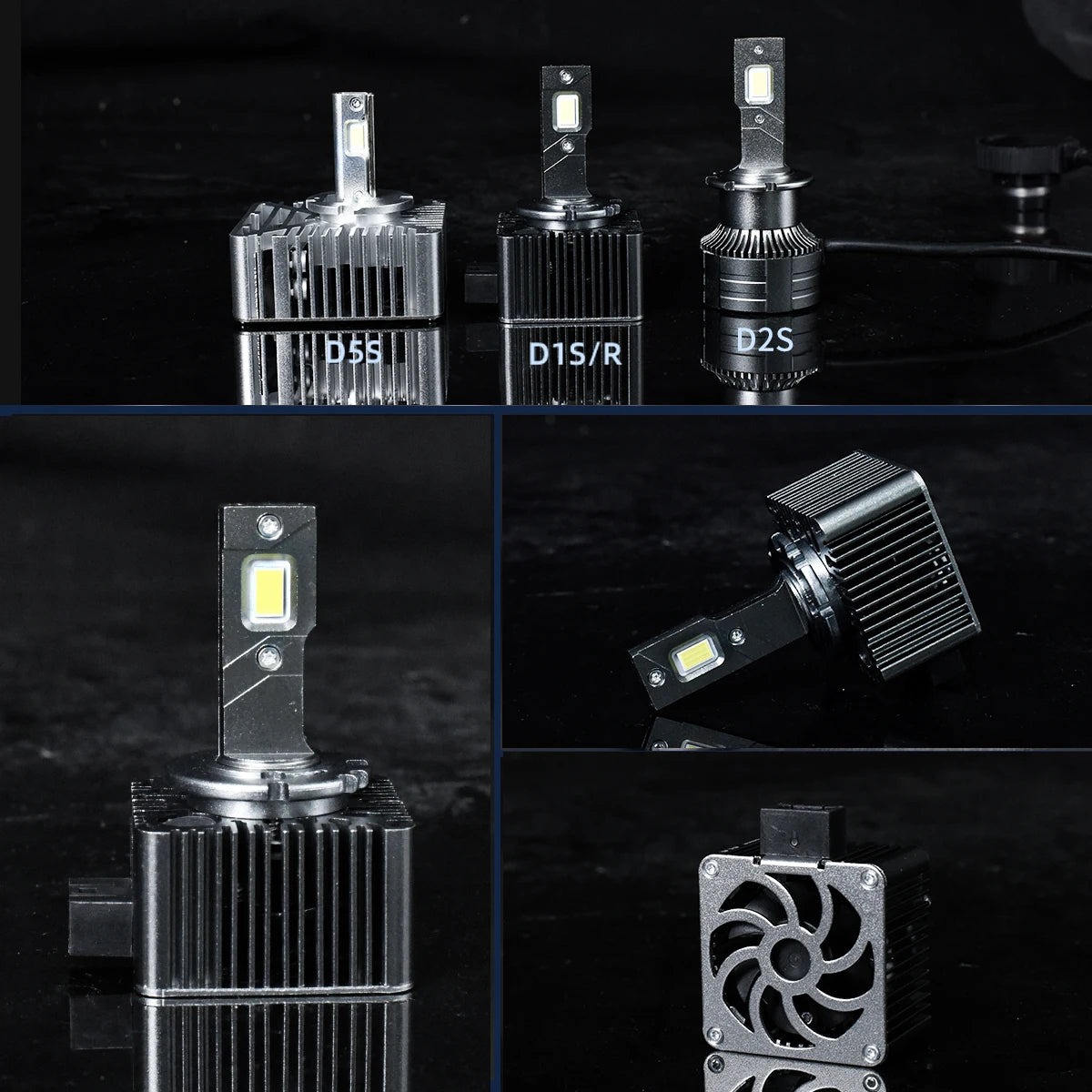 Powerful D1S D3S Led Headlight Bulbs D4S D5S D2S 12V 24V Canbus No Error Led Lights D4R D2R Car Lamp Auto Lights 6000K