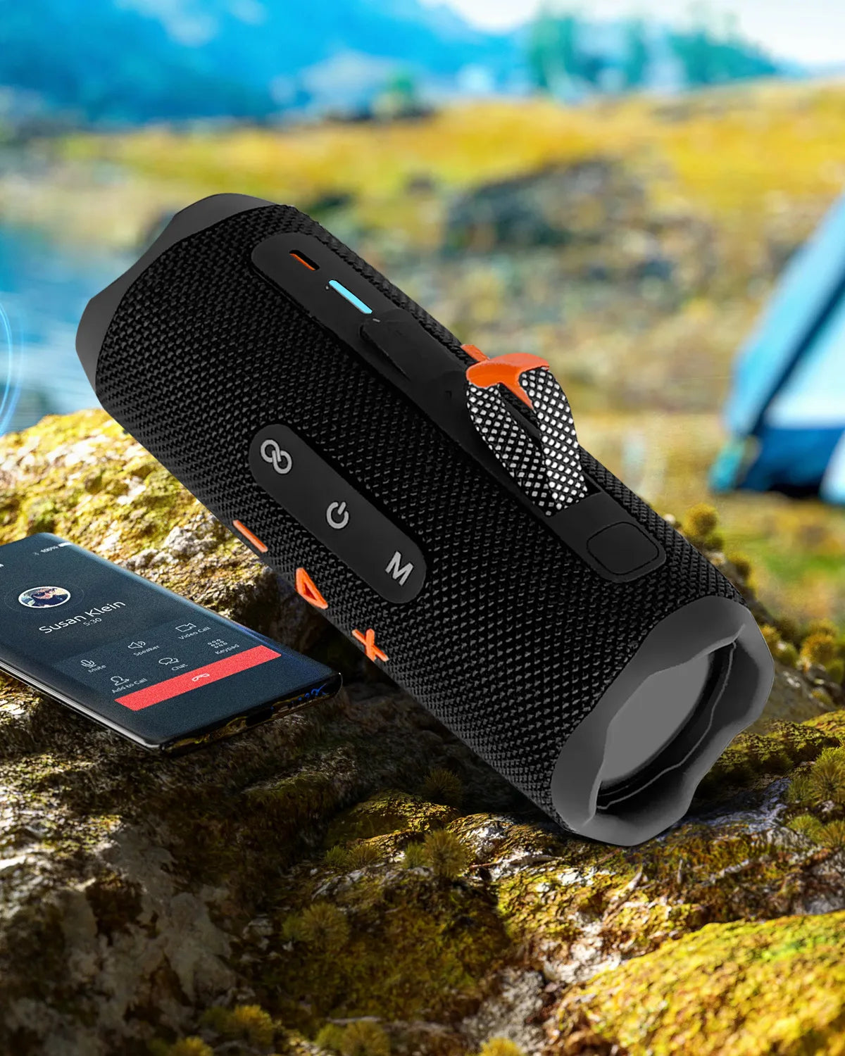 WBH Bluetooth Speakers Enhanced Bass Portable Outdoor Wireless Speaker 30Hrs IP7 Waterproof Shower Speaker Bluetooth 5.3