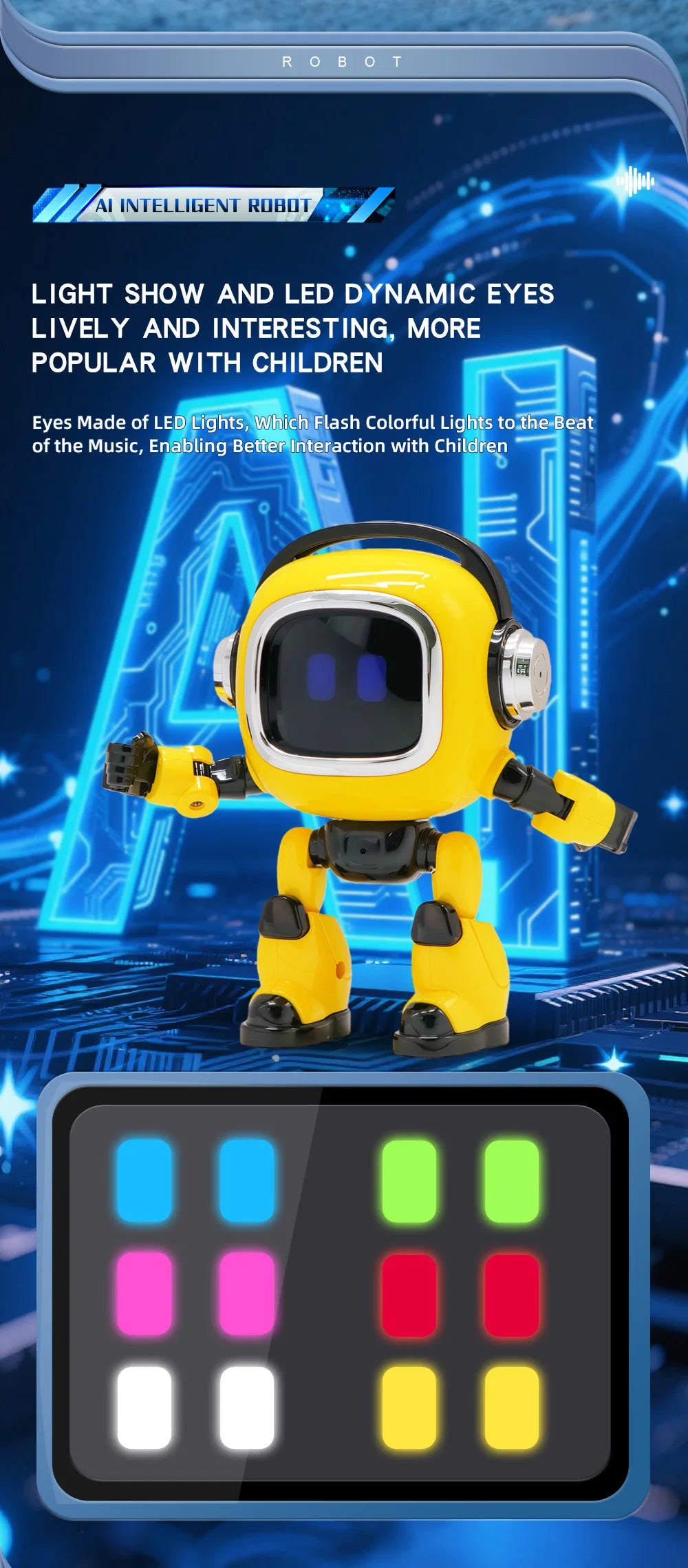 Deepseek Smart Ai Voice Rc Robot Voice Control Life Assistant Interactive Daily Life Helper Toy For Boys Kids Play Companion