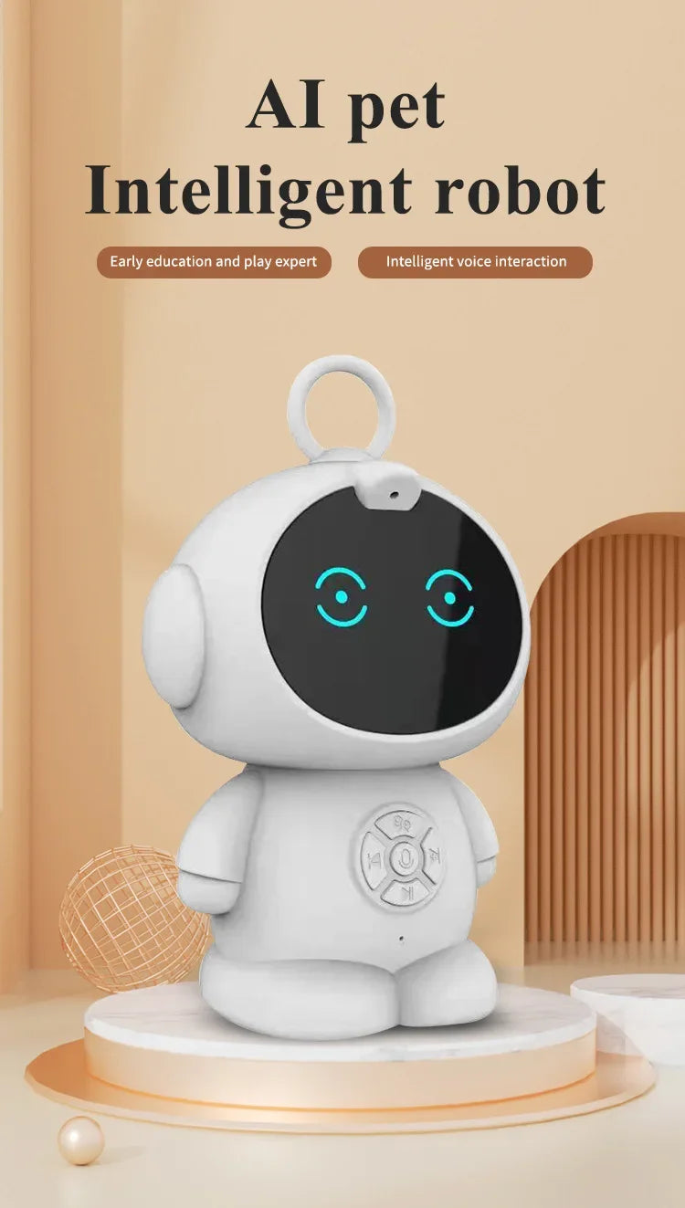 New Smart AI Robot WiFi Early Education Toys for Children Speech Recognition & Voice Interactive Educational Learning Machine