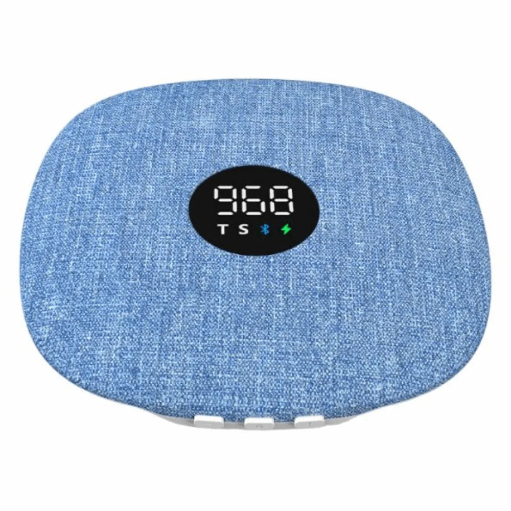 Bluetooth 5.4 Under Pillow Bluetooth Speaker Bone Conduction Sleep Aid Sound Machine LED Display Mini Bedroom Pillow Speaker