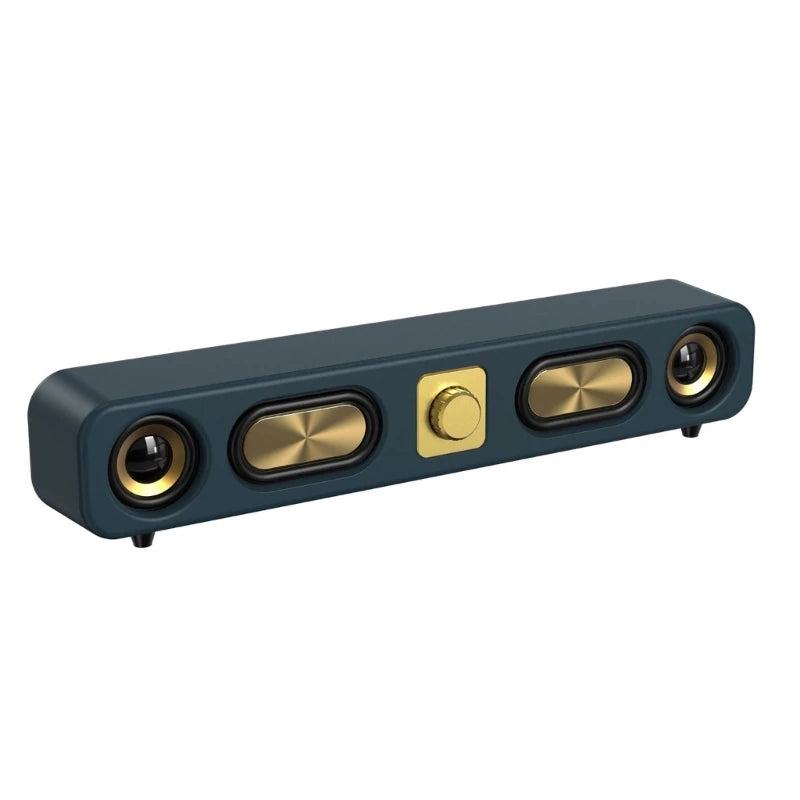 Bluetooth-compatible Speakers Wireless Sound Bar Speakers for Desktop Speakers Corded USB Connection for Monitors