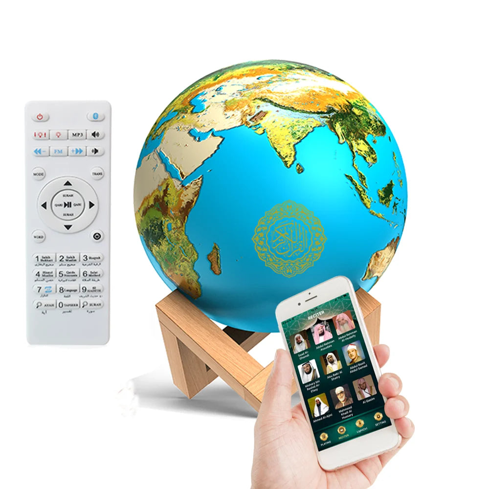 Bluetooth Speakers Wireless  3D Moon With APP Control Touch Lamp