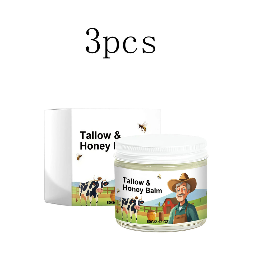 Beef Tallow Honey Face Cream Daily Moisturizing, Smooth and Delicate, Protects Facial Skin, Refreshing and Easily Absorbed Moist