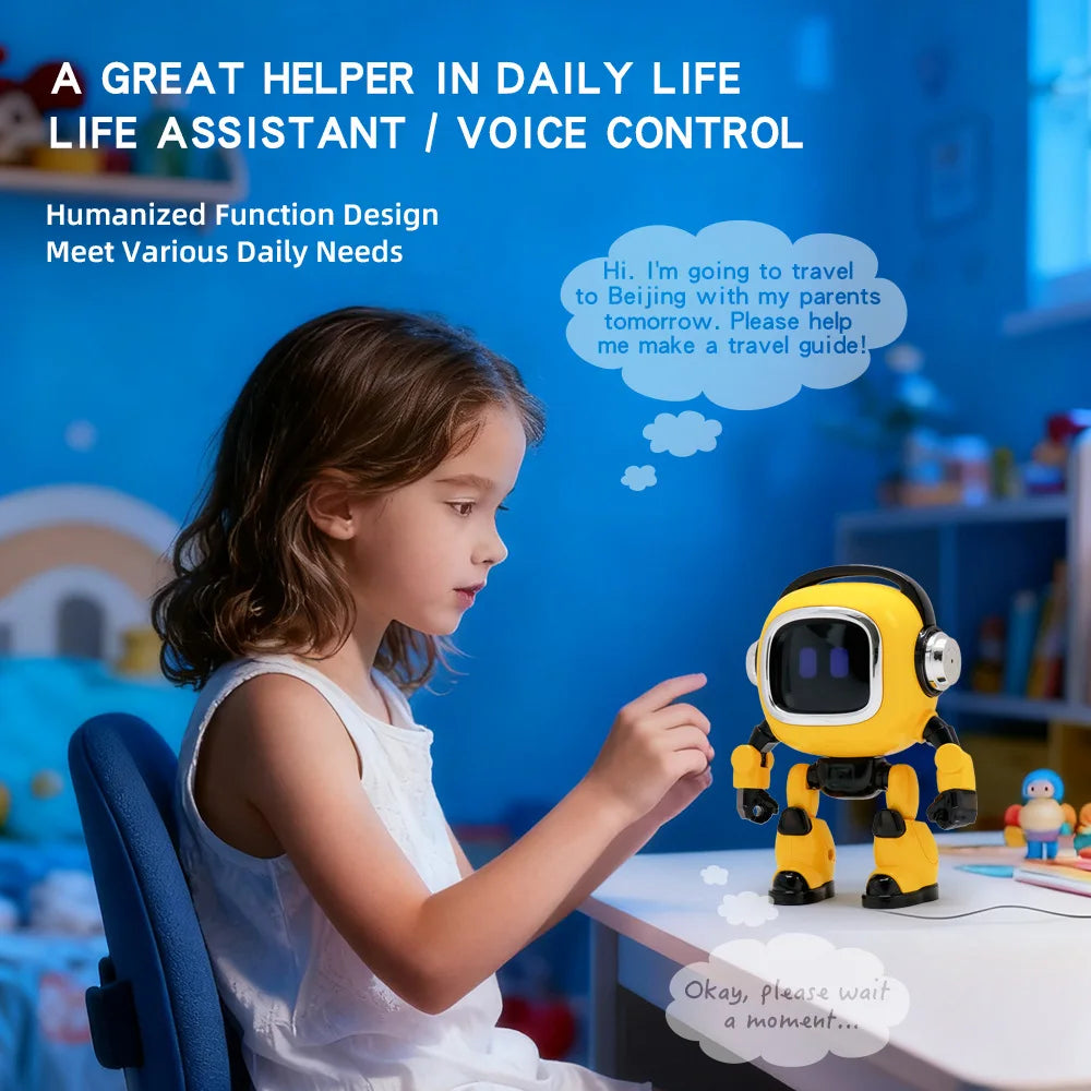 Deepseek Ai Voice Rc Robot Ai Controlled Interactive Voice Activated Educational Toy With Storytelling Q And A For Boys Gifts