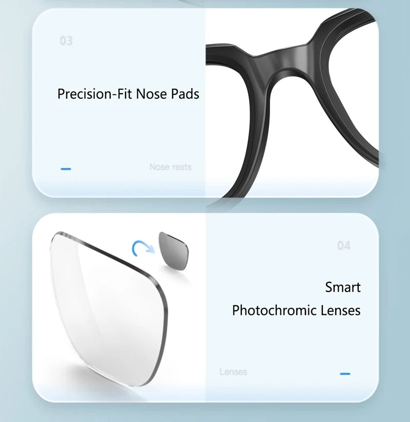 AI Smart Glasses Translation Glasses 8MP HD Camera 4K Shooting Image Bluetooth Call Recording Music Photo Recognition Sunglasses