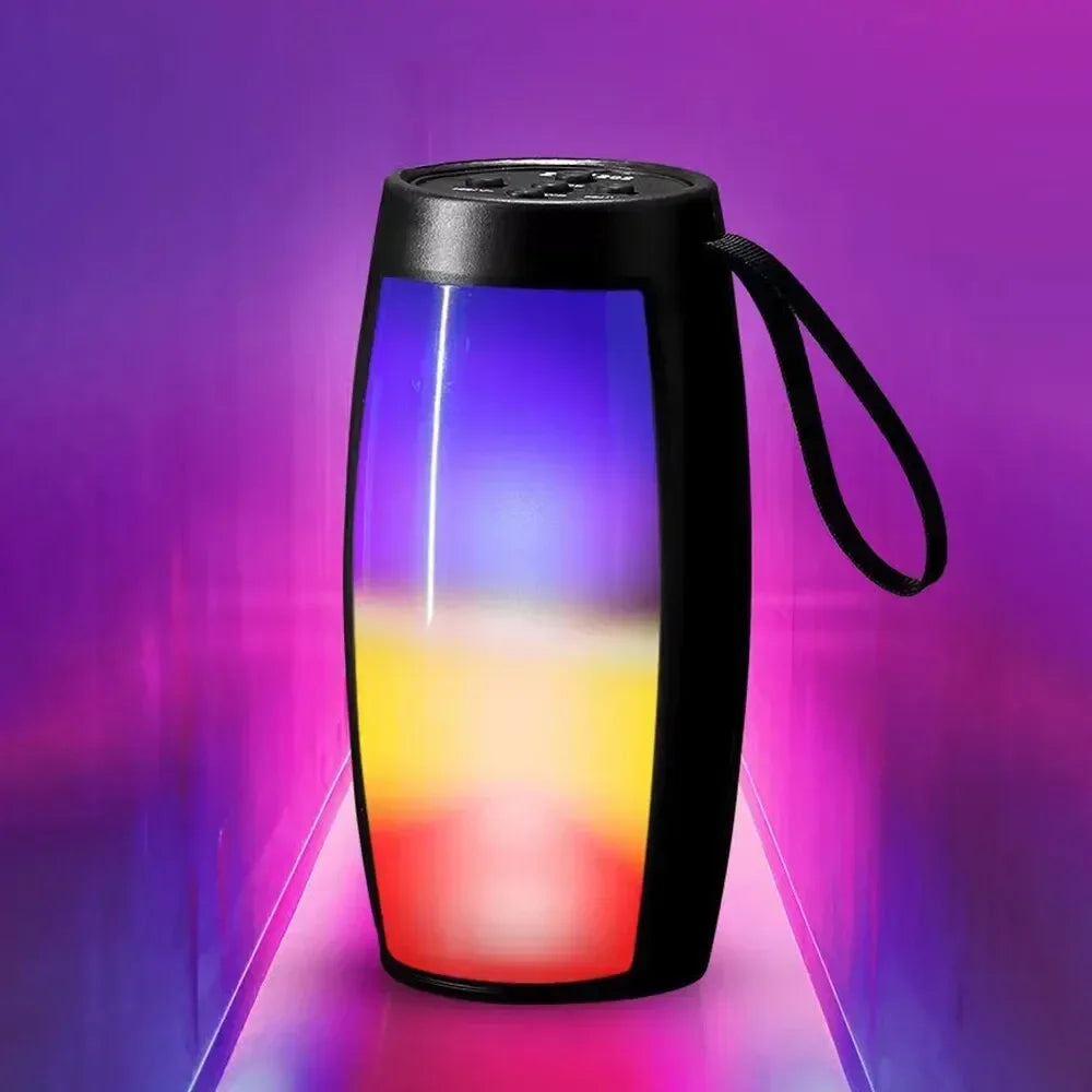 1202 Wireless Bluetooth Speakers Home Outdoor Portable Small Speaker Subwoofer Car Audio Bass MP3 Player Sound System LED Lights