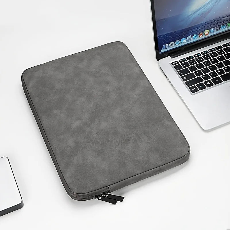 11 13 14 15 Inch Laptop PU Leather Protective Tablet Bag Computer Pouch Case Storage Bags Slim Laptop Sleeve for Macbook Perfect