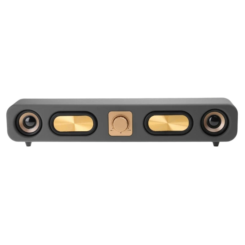 Bluetooth-compatible Speakers Wireless Sound Bar Speakers for Desktop Speakers Corded USB Connection for Monitors