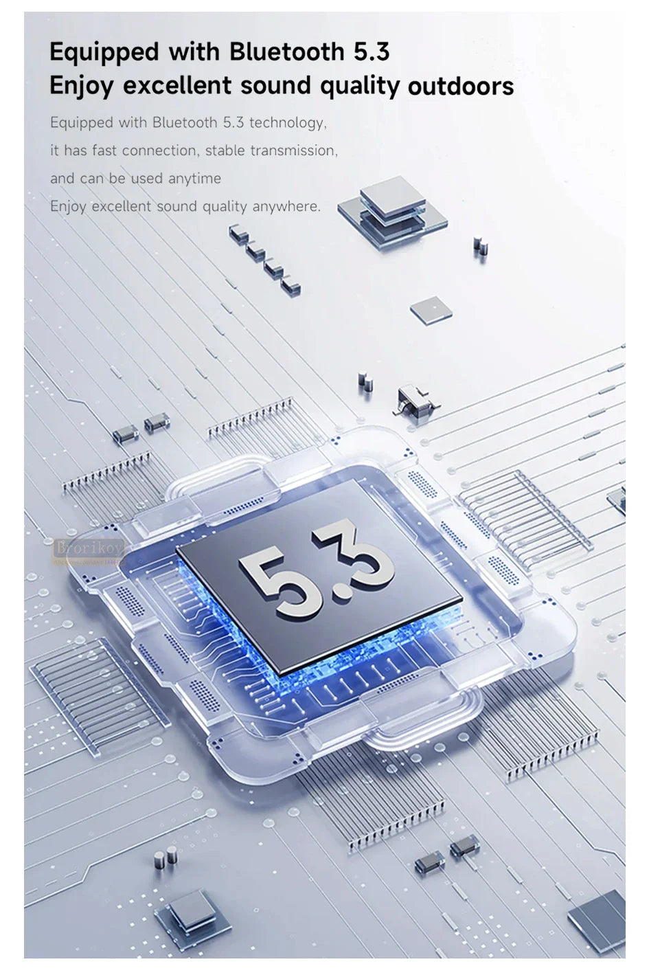 Wireless Bluetooth Speaker Gift Magnetic Bracket Portable High-sound Quality TWS interconnected LED Color Light Mini Speaker