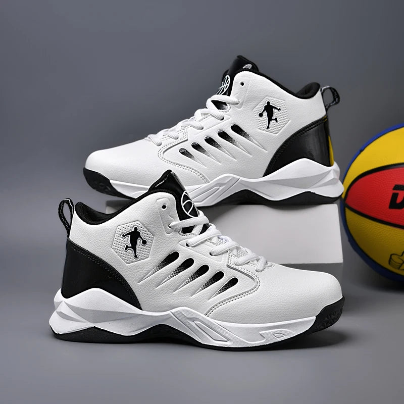 Fashion Children's Basketball Shoes for Boys Girls Sneakers Outdoor Non-slip Sports Running Kids Breathable Walking Shoes