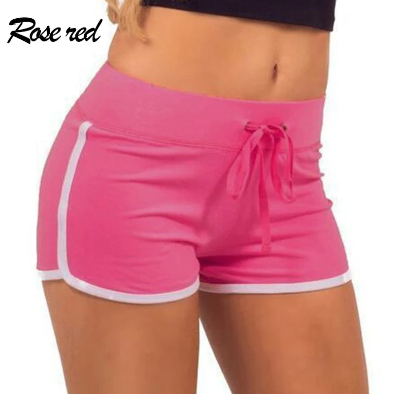 1pc Women Sports Yoga Shorts Skinny Patchwork Casual Tight Shorts Fashion Sexy Summer Girls Running Short Pants Gym Hip Training