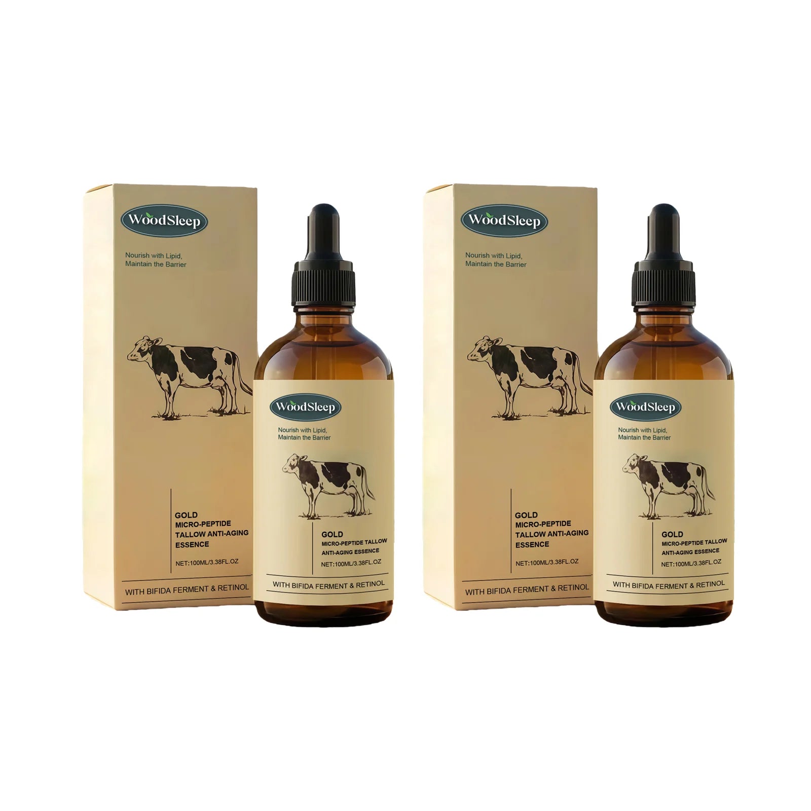 Beef Tallow Serum Anti-Wrinkle Shrinking Pores Tighten Loose Skin Reduce Fine Lines Hydrating Anti Aging Moisturizing Face Care