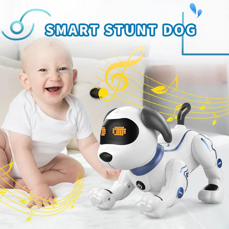 Children's AI Intelligent Pet Dog Intelligent Programming Voice Touch Sensing Mechanical Dog Robot Perfect Children's Gift