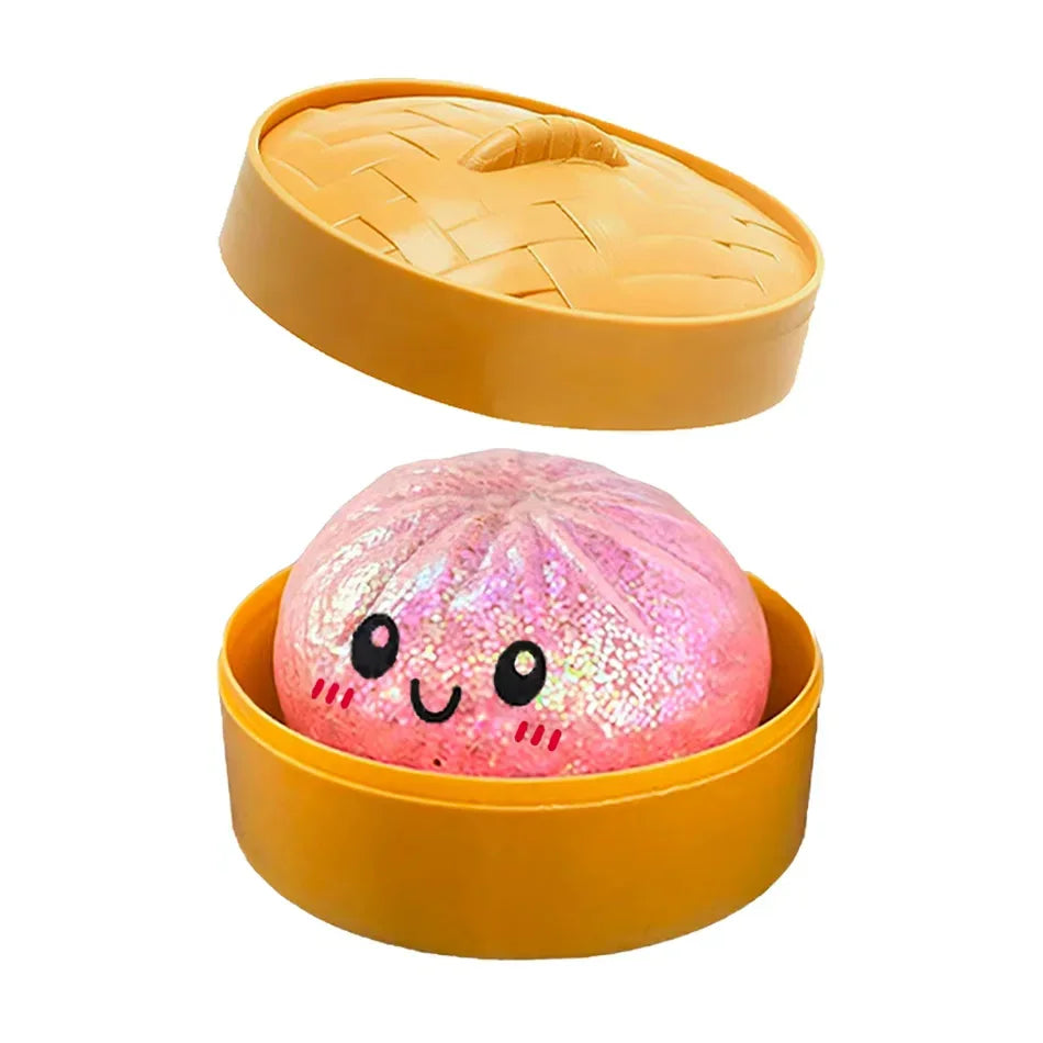 Glitter Dumpling🔥🔥🔥 Squishy Squeeze Toy With Packaging Box Stress Relief Sensory Decompression Toy
