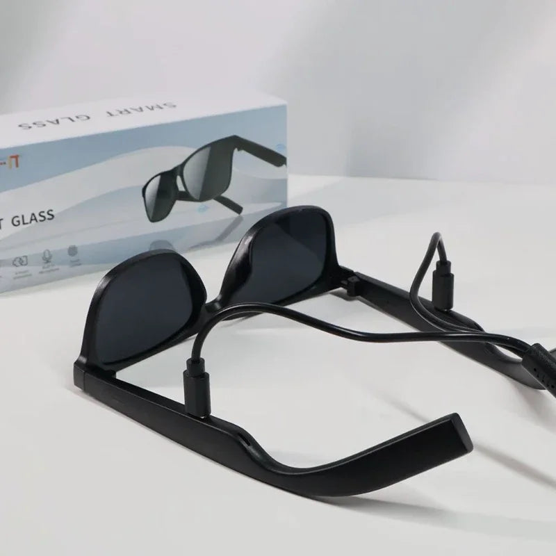 AI smart glasses voice assistant music expert cycling sunglasses wireless Bluetooth calling glasses