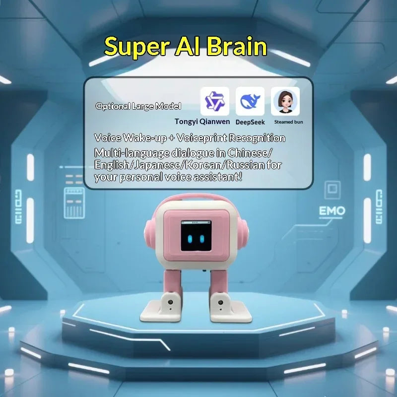 Best-Selling AI EMO Robot ESP32-S3 Intelligent Interactive Chat And Dance Emotional Partner Intelligent Robot 2026 New Best-Sell