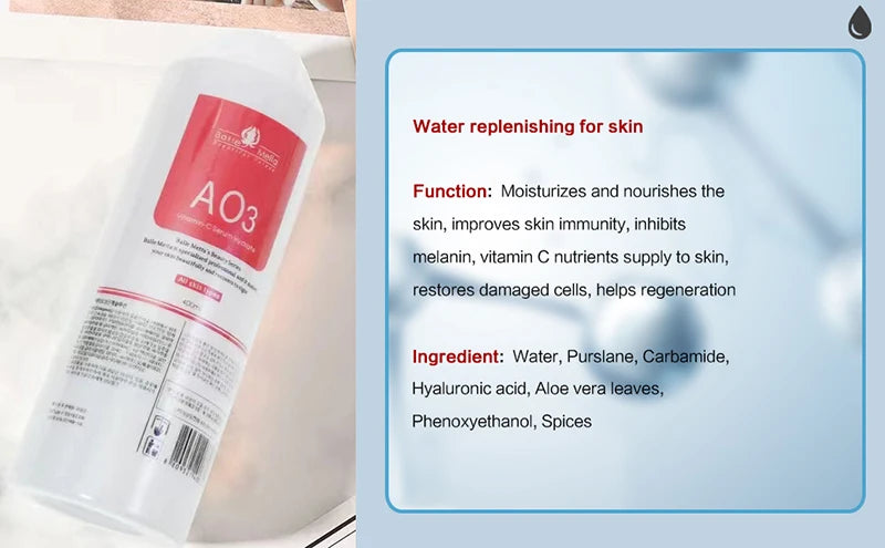 Facial Skincare Face Serum AS1 SA2 AO3 Aqua Peel Solution For Facial  Skin Deep Cleaning 400ml Kit of 3 Serums