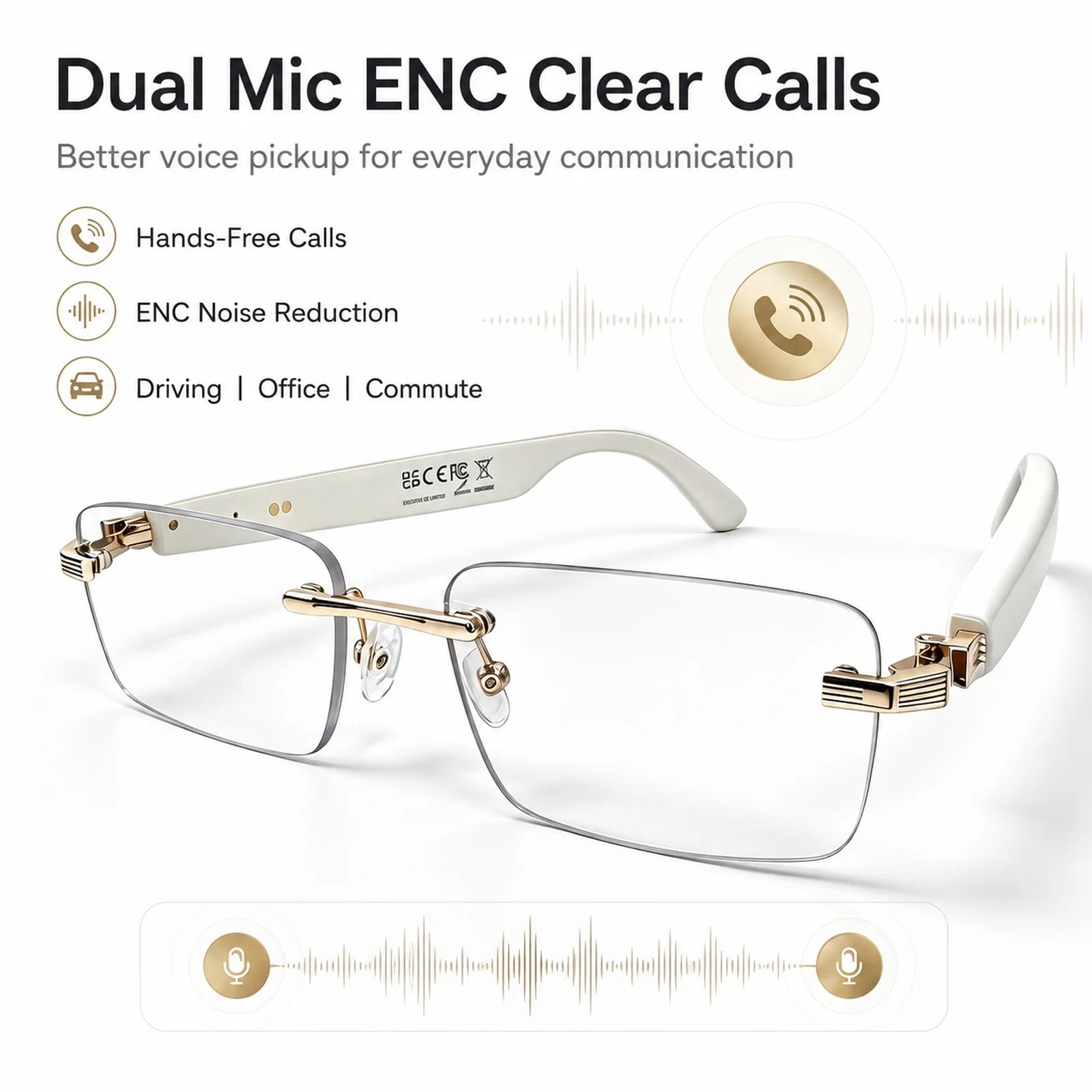 AI Smart Bluetooth Glasses Sunglasses Smartglasses Open Ear Audio Dual Mic ENC Photochromic UV400 Blue Light for Driving Use