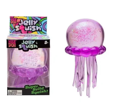 Jellyfish Squish Toy, Soft and Squishy Sensory Toy for Stress Relief, Popular Gift for All Ages