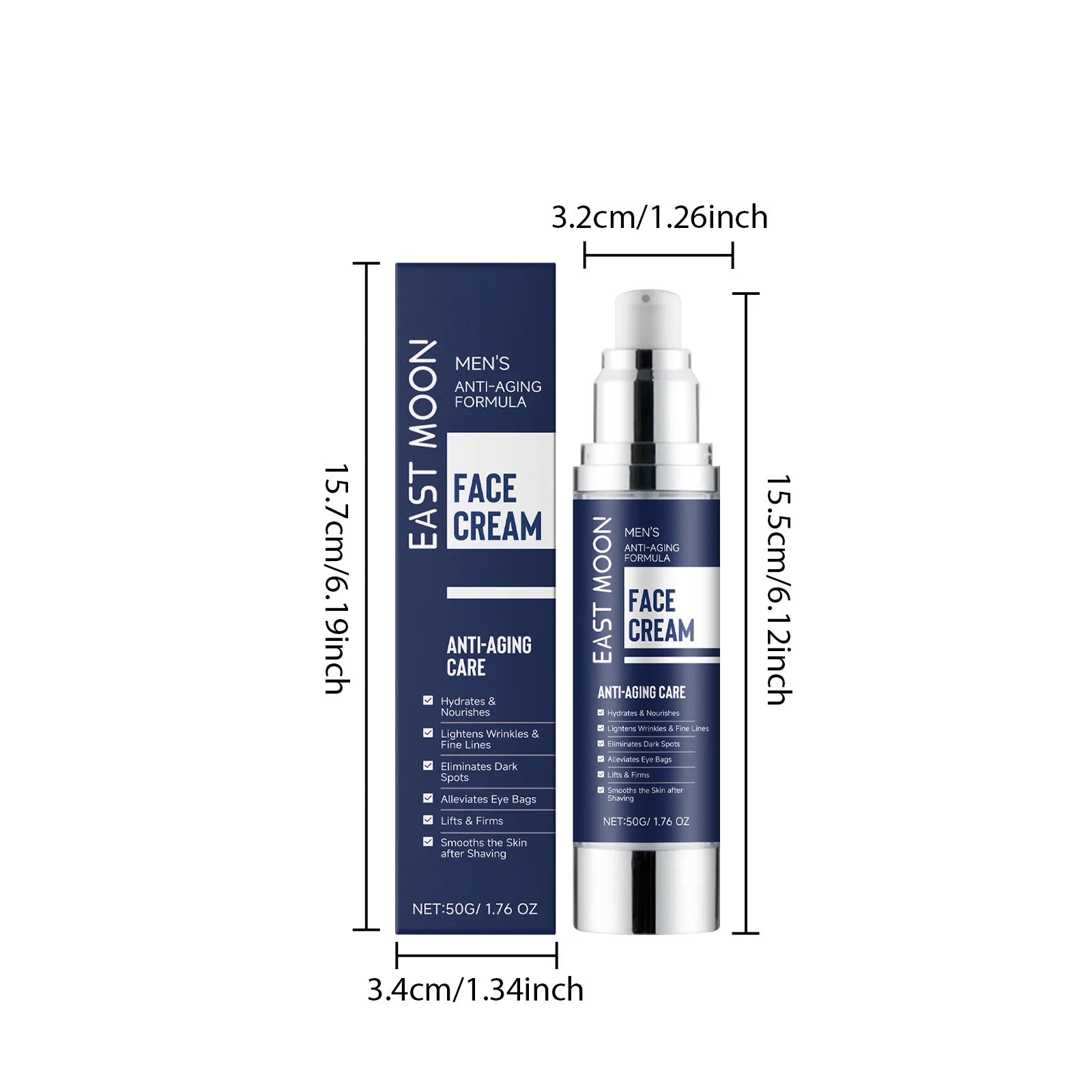 Man Facial Firming Cream Fade Fine Lines Improve Elasticity Moisturizing Dryness Anti W-rinkle For Glowing Skin Face Care Creams