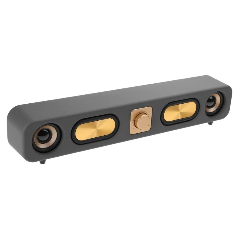 Bluetooth-compatible Speakers Wireless Sound Bar Speakers for Desktop Speakers Corded USB Connection for Monitors